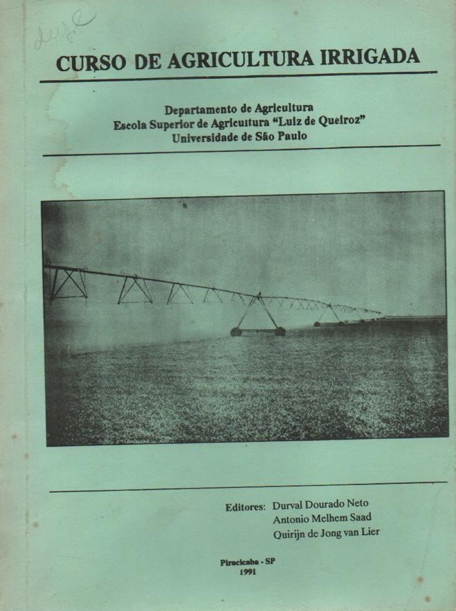 Capa do livro Curso de Agricultura irrigada