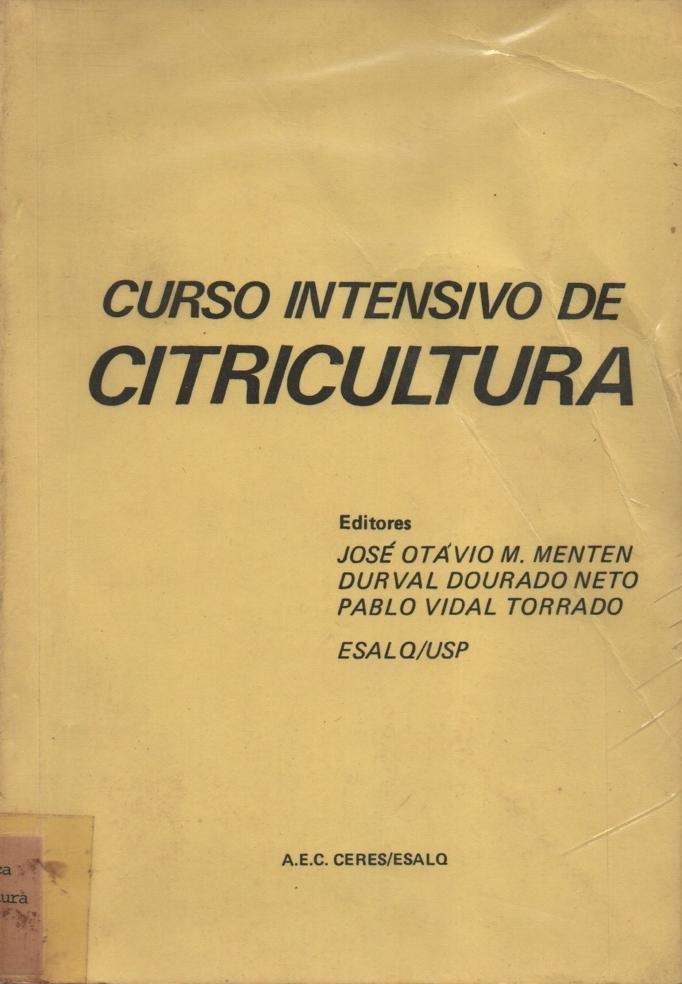 Capa do livro Curso Intensivo de Citricultura