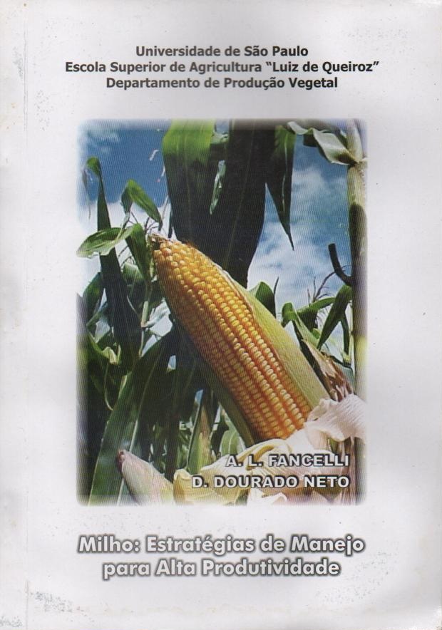 Capa do livro Milho: estratégias de manejo para alta produtividade