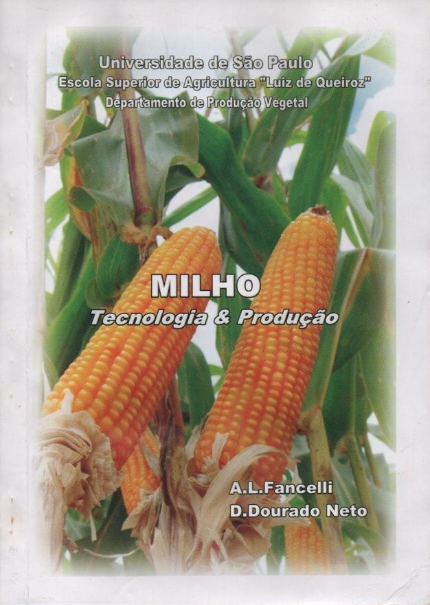 Capa do livro Milho: tecnologia e produção