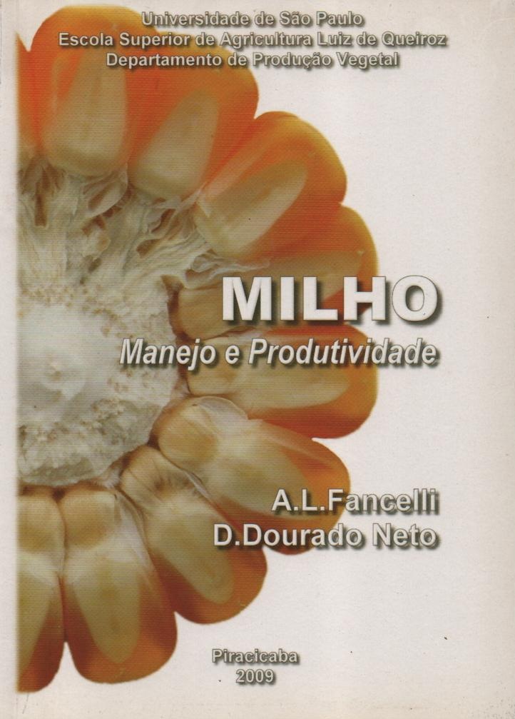 Capa do livro Milho: manejo e produtividade