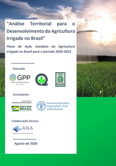 Capa do livro Análise Territorial para o Desenvolvimento da Agricultura Irrigada no Brasil