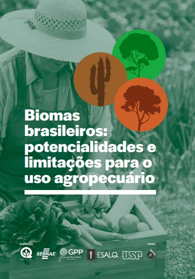 Capa do livro Biomas brasileiros: potencialidades e limitações para o uso agropecuário
